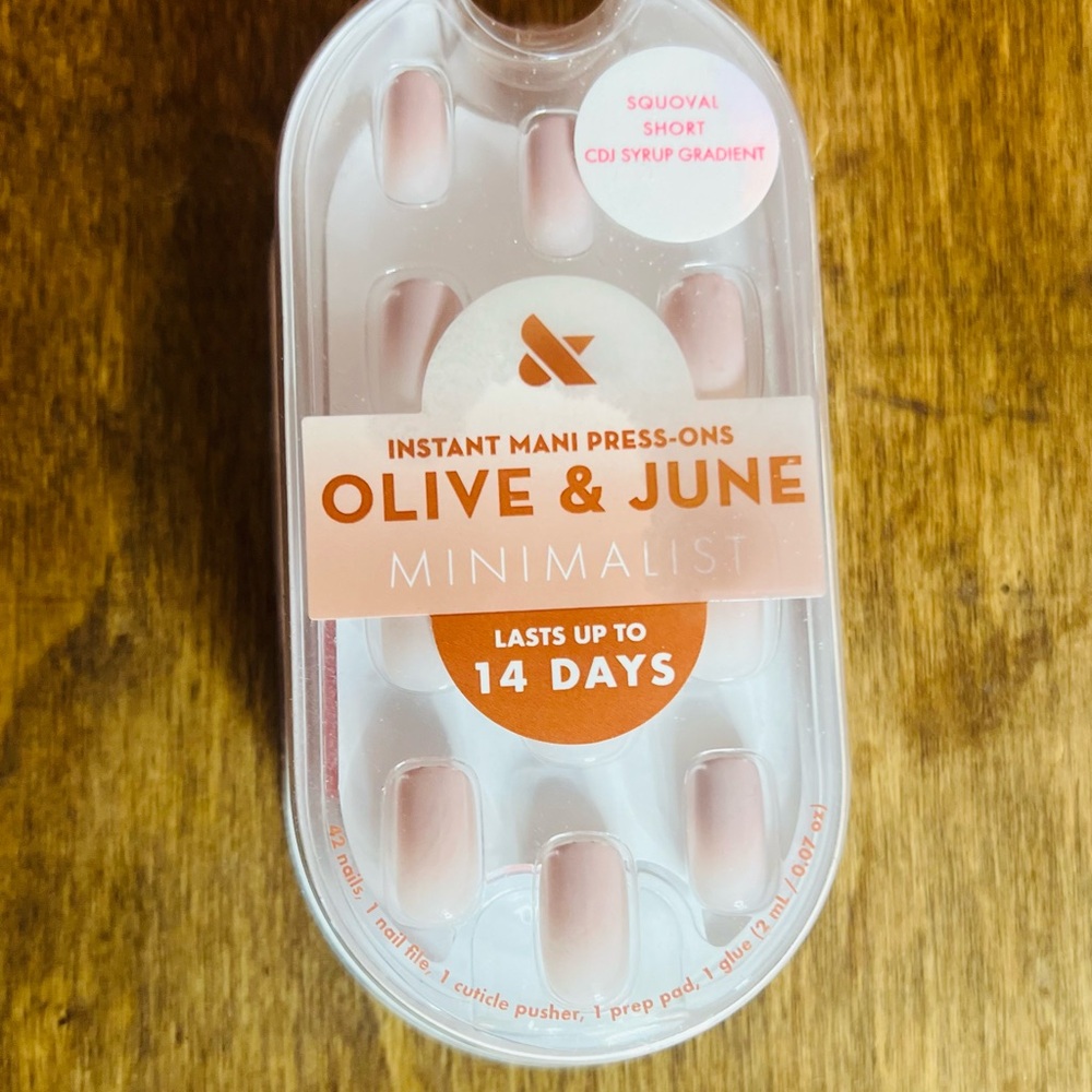 Olive & June Gradient Press-On Nails - Pink